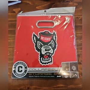 NC State Wolfpack Dorm Collapsible Storage Bin (Franklin Collegiate Products)